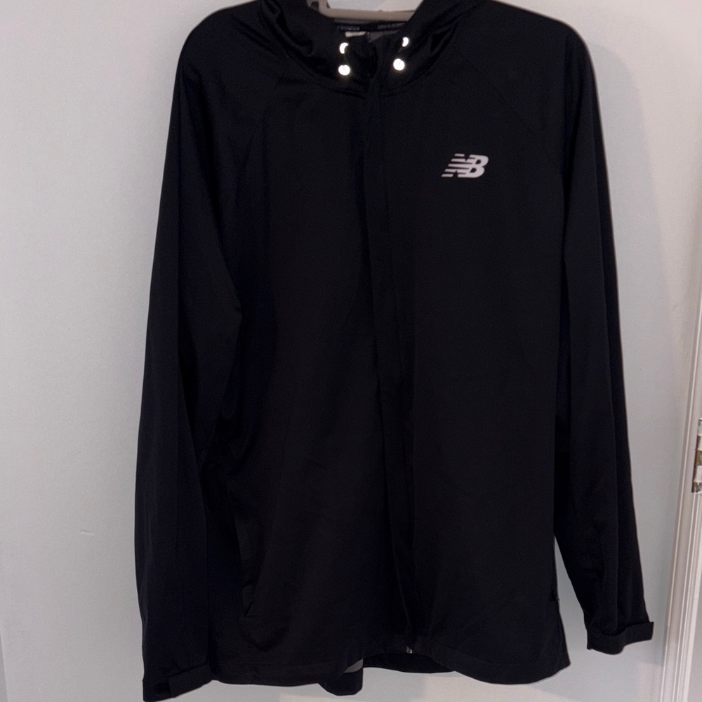 New Balance Black Lightweight Jacket XL EUC